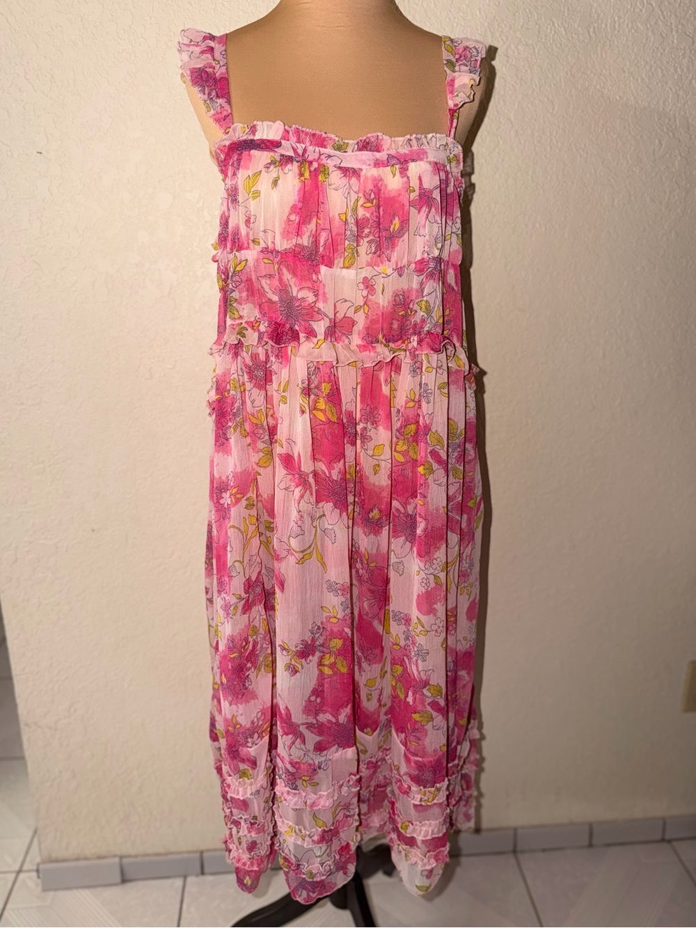 Intimately Fp Moon Phase Printed Midi Dress In Pop Combo - Picture 3 of 6